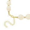 Two Tone Acrylic Twist Beaded Necklaces NJEW-JN05840-01-5