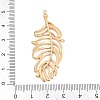 Hollow 304 Stainless Steel Pendants STAS-Z194-03G-01-3