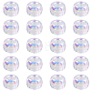 500Pcs UV Plating Acrylic Beads OACR-SP0001-85B-7