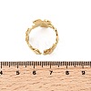 5Pcs 304 Stainless Steel Open Cuff Rings for Women RJEW-K313-11G-5