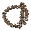 Painted Glass Beads Strands GLAA-Z021-11H-2