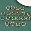 Brass Micro Pave Cubic Zirconia Hoop Earrings EJEW-C181-13G-1