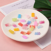 160Pcs 16 Style Opaque Flatback Resin Cabochons RESI-TA0001-34-20