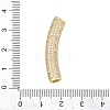 Brass Micro Pave Cubic Zirconia Beads KK-C162-069G-3