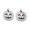 Halloween Theme Rack Plating Luminous Alloy Enamel Pendants ENAM-N056-229P-3