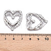 Rack Plating Alloy Rhinestone Pendants PALLOY-T091-06P-NR-3