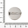 304 Stainless Steel Brooch Cabochon Settings STAS-E547-08F-P-3