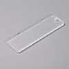 Transparent Blank Acrylic Pendants TACR-WH0002-04-2