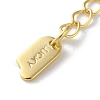 Brass Lobster Clasps & Ends with Chain KK-F880-35G-2