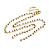 Brass Cable Chain Necklace Making KK-K337-12G-06-1