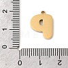 304 Stainless Steel Pendants STAS-K297-09P-G-3