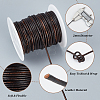 20M Round Cowhide Leather Cord WL-WH0015-01B-03-4