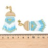 Brass Chandelier Earrings for Women EJEW-MZ00757-01-5