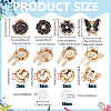 Alloy Enamel Cufflinks BUTT-NB0002-22A-2