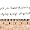 304 Stainless Steel Dolphin Link Chain Necklaces for Women NJEW-G201-02P-5