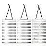 Felt Wall-Mounted Jewelry Hanging Rolls AJEW-WH0314-564A-1