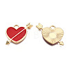 Light Gold Plated Alloy Pendants ENAM-T009-35A-1