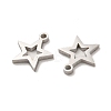 304 Stainless Steel Charms STAS-M089-57P-2