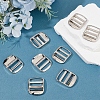 10Pcs Rectangle Alloy Buckles FIND-CY0002-23P-4