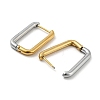 Two Tone 304 Stainless Steel Hoop Earrings EJEW-K257-02A-GP-2