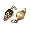 Buddhist Brass Pendants KK-CBA25B2-02AB-3