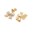 304 Stainless Steel ABS pearl Stud Earrings EJEW-S226-12G-3