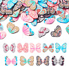 90Pcs 9 Colors Handmade Polymer Clay Pendants CLAY-TA0001-22-1