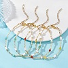 4Pcs Glass Seed Beaded Bracelets for Women BJEW-MZ00261-3