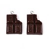 Opaque Resin Pendants RESI-T056-07B-1