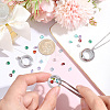 2Pcs Stainless Steel Locket Pendants STAS-BBC0010-31D-3