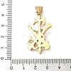 Easter 304 Stainless Steel Pendants LS-STAS-D207-10G-3
