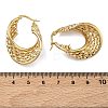 Multilayer Twist 201 Stainless Steel Hoop Earrings EJEW-D354-01G-5