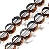 Electroplated Transparent Glass Beads Strands GL-CBA98F0-06A-06-1