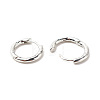 Brass Tubular Hoop Earrings for Women EJEW-G306-01P-2