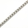 304 Stainless Steel Venetian Chain Box Chain Necklace Making STAS-A028-N031P-A-2