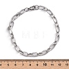 Tarnish Resistant Fashionable 304 Stainless Steel Engraved Vine Mother-son Chain Bracelets LS-STAS-A028-B101P-5