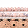 Baking Painted Glass Beads Strands DGLA-N003-4mm-C02-5