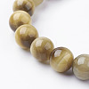 Natural Gold Tiger Eye Beads Strands X-G-C076-10mm-1AA-3