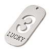 304 Stainless Steel Pendants STAS-D200-02D-P-2