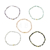 Natural Gemstone Beaded Stretch Bracelets for Women Men BJEW-JB14131-2