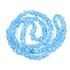 Opaque Glass Beads Strands GLAA-N073-01F-2