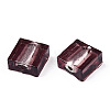 Handmade Silver Foil Lampwork Beads FOIL-S006-12x12mm-05-3