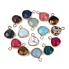 Natural & Synthetic Mixed Stone Pendants G-N371-19G-1