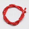 Synthetic Turquoise Beads Strands X-TURQ-G108-4x4mm-11-2