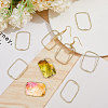 100Pcs Alloy Open Back Bezel Pendants FIND-CA0008-64-4