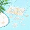 56Pcs 5 Styles Natural Capiz Shell Pendants SHEL-FS0001-08-9