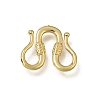 Brass M-Hook Clasps LS-KK-CBA0DF0-14E-G-1