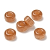 Opaque Resin European Beads RESI-F073-17A-1