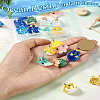 20Pcs 10 Styles Ocean Theme Resin Pendants FIND-TA0002-37-20