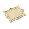 Brass Pendant Cabochon Settings KK-V005-01G-04-2